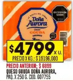 Coto Doña aurora queso gouda paq oferta
