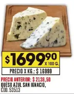 Coto San ignacio queso azul oferta