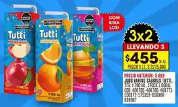 Coto Tutti jugo varios sabores ttb. oferta