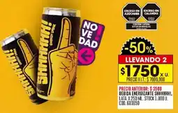 Coto Shhhhhh!, bebida energizante lata oferta