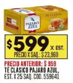 Coto Té clásico pajaro azul, est. oferta