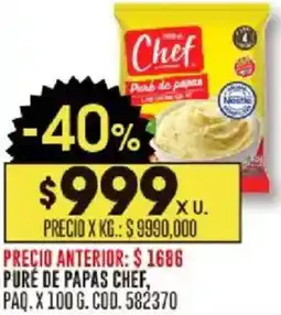 Coto Chef puré de papas paq. oferta