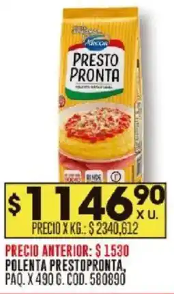 Coto Polenta prestopronta, paq. oferta
