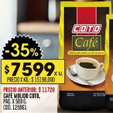 Coto Coto café molido oferta