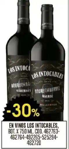 Coto En vinos los intocables, bot. oferta