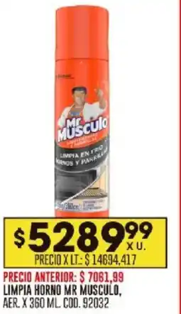 Coto Mr musculo limpia horno aer. oferta