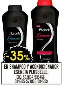 Coto Plusbelle en shampoo y acondicionador esencia oferta