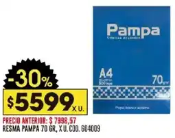 Coto Pampa resma A4 oferta