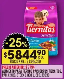Coto Tiernitos alimento para perros cachorros paq. oferta