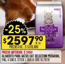 Coto Cat selection alimento para gatos premium, paq. oferta