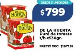 Supermayorista Vital De la huerta puré de tomate t/b. oferta