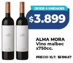 Supermayorista Vital Alma mora vino malbec oferta
