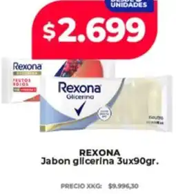 Supermayorista Vital Rexona jabon glicerina oferta