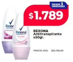 Supermayorista Vital Rexona antitranspirante oferta