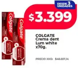 Supermayorista Vital Colgate crema dent lum white oferta