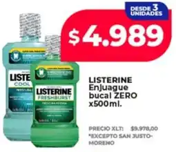 Supermayorista Vital Listerine enjuague bucal zero oferta