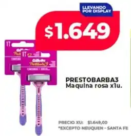 Supermayorista Vital Prestobarba3 maquina rosa oferta