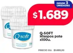Supermayorista Vital Q-soft hisopos pote oferta
