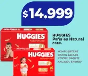 Supermayorista Vital Huggies pañales natural care oferta