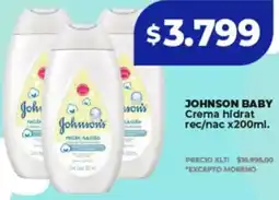 Supermayorista Vital Johnson baby crema hidrat rec/nac oferta