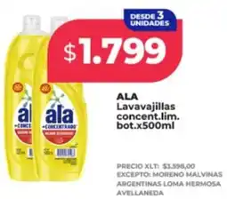 Supermayorista Vital Ala lavavajillas concent.lim. bot. oferta