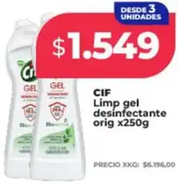 Supermayorista Vital Cif limp gel desinfectante orig oferta