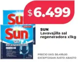 Supermayorista Vital Sun lavavajilla sal regeneradora oferta