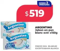 Supermayorista Vital Argentino jabon en pan blanc extr oferta