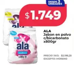 Supermayorista Vital Ala jabon en polvo c/bicarbonato oferta