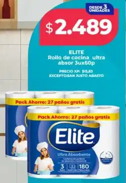 Supermayorista Vital Elite rollo de cocina ultra absor oferta