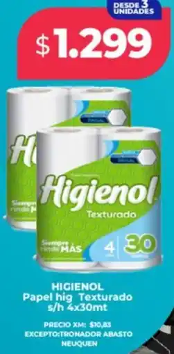 Supermayorista Vital Higienol papel hig texturado s/h oferta