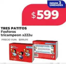 Supermayorista Vital Tres patitos fosforos tricampeon oferta