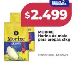 Supermayorista Vital Morixe harina de maiz para arepas oferta