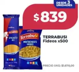 Supermayorista Vital Terrabusi mostacholes fideos oferta