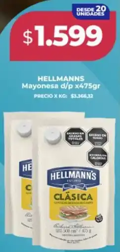 Supermayorista Vital Hellmann's mayonesa d/p oferta