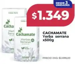 Supermayorista Vital Cachamate yerba serrana oferta