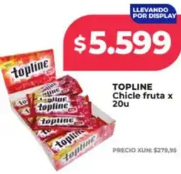Supermayorista Vital Topline chicle fruta oferta