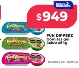 Supermayorista Vital Fun dipperz gomitas gel ácido oferta