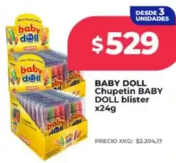 Supermayorista Vital Baby doll chupetin blister oferta