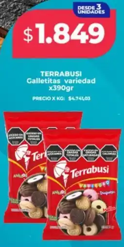 Supermayorista Vital Terrabusi galletitas variedad oferta