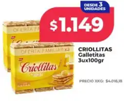Supermayorista Vital Criollitas galletitas oferta