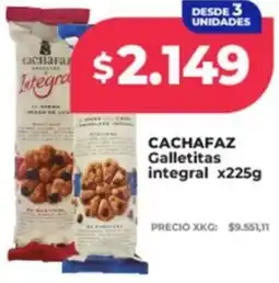 Supermayorista Vital Cachafaz galletitas integral oferta