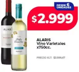 Supermayorista Vital Alaris vino varietales oferta