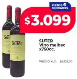 Supermayorista Vital Suter vino malbec oferta