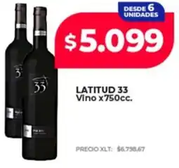 Supermayorista Vital Latitud 33 vino oferta