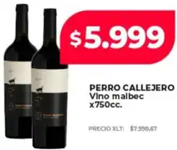 Supermayorista Vital Perro callejero vino malbec oferta