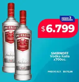 Supermayorista Vital Smirnoff vodka italia oferta