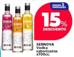 Supermayorista Vital Sernova vodka saborizados oferta