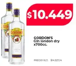 Supermayorista Vital Gordon's gin london dry oferta