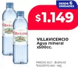 Supermayorista Vital Villavicencio agua mineral oferta